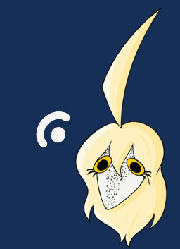 ahoge anthro black_eyes blonde_hair eyelashes female freckled_face freckles grey_body grey_scales hair long_hair scales simple_background snout solo transparent_background yellow_sclera jacket_ignites cavemanon_studios puppet_pals snoot_game judee dinosaur prehistoric_species reptile saurischian scalie theropod troodon troodontid 2024 2d_animation alpha_channel animated digital_drawing_(artwork) digital_media_(artwork)