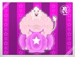 anthro balls biceps big_balls big_muscles big_penis biped bulge clothing fingers genitals huge_balls huge_muscles hyper hyper_genitalia male muscular penis solo underwear jdbo-arts cartoon_network steven_universe lion_(steven_universe) felid lion mammal pantherine hi_res