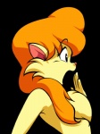 anthro chest_tuft eyelashes female fur hair open_mouth orange_hair simple_background solo tan_body tan_fur transparent_background tuft pepipopo heathcliff_and_the_catillac_cats cleo_catillac domestic_cat felid feline felis mammal 2015 3:4 alpha_channel