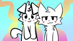 anthro background_text blush dancing duo eyewear kissing_cheek male music music_video simple_background solo_focus spinning sunglasses synced_to_music kuowom sound_warning boy_kisser_(meme) chipi_chipi_chapa_chapa silly_cat_(mauzymice) canid canine canis domestic_cat domestic_dog felid feline felis mammal 16:9 2d_animation animated animation_meme high_framerate meme short_playtime sound webm widescreen