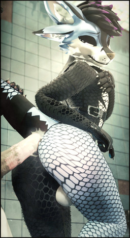 anal anal_penetration animal_genitalia animal_penis anthro anus armwear bedroom_eyes black_body black_fur black_scales blue_body blue_fur bodily_fluids butt cheek_tuft clothing cum cum_in_ass cum_inside cum_on_penis duo ear_tuft ejaculation equine_genitalia equine_penis erection facial_tuft fishnet_armwear fishnet_clothing fishnet_legwear fishnet_thigh_highs fishnet_topwear fur genital_fluids genitals gloves hair handwear harness latex latex_clothing latex_gloves latex_handwear latex_harness legwear male male/male male_penetrated male_penetrating male_penetrating_male narrowed_eyes penetration penile penis raised_tail scales seductive sex tail tail_fishnet thigh_highs topwear tuft lill_esp lill_espion deuzear absurd_res digital_media_(artwork) hi_res