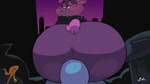 anthro back_alley banana_peel big_butt butt city clothing duo facesitting female grinding huge_butt night purple_sky sitting_on_another sky solo_focus stinkface trash_can wide_hips vimhomeless anon sophie_slam bat mammal 16:9 2019 2d_animation animated motion_tweening no_sound short_playtime webm widescreen