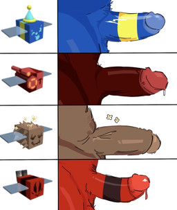 anthro bodily_fluids chart colored_cum cum genital_fluids genitals group leaking_cum male multicolored_penis penis penis_chart simple_background unusual_bodily_fluids unusual_cum unusual_genital_fluids icerary bee_swarm_simulator penis_lineup roblox buoyant_bee_(bee_swarm_simulator) fuzzy_bee_(bee_swarm_simulator) precise_bee_(bee_swarm_simulator) spicy_bee_(bee_swarm_simulator) arthropod bee hymenopteran insect hi_res