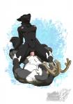 anthro anthro_on_anthro anthro_penetrated anthro_penetrating anthro_penetrating_anthro antlers areola black_body black_fur black_tail breasts cowgirl_position deck_chair_position duo female female_on_top female_penetrated from_front_position fur genitals horn male male/female male_on_bottom male_penetrating male_penetrating_female nipples on_bottom on_top penetration penile penile_penetration penis penis_in_pussy predator/prey predator_penetrated prey_penetrating_predator pussy sex simple_background tail vaginal vaginal_penetration vallhound grayson_(stormwolff) canid canine canis cervine deer mammal new_world_deer reindeer wolf digital_media_(artwork) hi_res