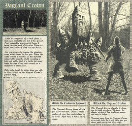 ambiguous_gender armor clothing duo fantasy feral gloves handwear headgear helmet melee_weapon multi_face not_furry outside plant rock shirt standing sword text topwear tree tunic unusual_anatomy walking weapon plastiboo vermis_(plastiboo) vermis_iii elemental_creature human mammal mineral_fauna monster rock_creature vagrant_crown english_text official_art