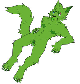 after_sex after_vaginal andromorph anthro big_clitoris bodily_fluids clitoris dripping genital_fluids genitals intersex lokithecat lokithegreencat lying precum simple_background solo t_dick white_background greencat that1opossum loki domestic_cat felid feline felis mammal flat_colors hi_res trans_(lore)
