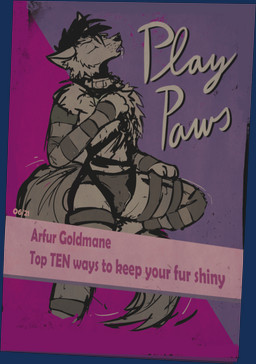 anthro arm_warmers armwear bodily_fluids bulge clothing collar dripping eyes_closed femboy harness legwear looking_pleasured male pattern_armwear pattern_clothing pattern_legwear saliva saliva_drip saliva_on_tongue solo standing tail text tight_clothing tongue tongue_out pink_tiger_zak canid canine mammal english_text hi_res sketch