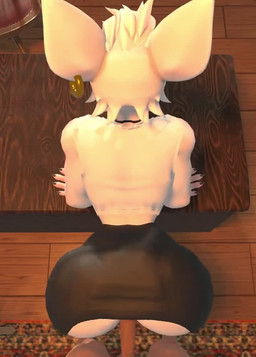ambiguous_penetration anthro anthro_penetrated bent_over big_butt bottomwear butt butt_jiggle claws clothed clothing clothing_lift desk duo ear_piercing ear_ring female female_on_human female_penetrated finger_claws first_person_view freckled_butt freckles from_behind_position furniture genitals hair human_on_anthro human_penetrating human_penetrating_anthro human_penetrating_female human_pov interspecies jiggling male male/female male_on_anthro male_penetrating male_penetrating_anthro male_penetrating_female male_pov nude nude_male penetration penile penile_penetration penis piercing ring_piercing sex shirt short_hair skirt skirt_lift table tailless thrusting topwear white_body white_hair wide_hips jojomingles warfaremachine_(modeler) officer_flint_(foresttherotten) warfare_flint human mammal mouse murid murine rodent 2023 3d_(artwork) 3d_animation animated digital_media_(artwork) loop no_sound short_playtime webm