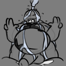 belly big_penis bodily_fluids cowgirl_position cum cum_on_face from_front_position genital_fluids genitals male male/male on_bottom on_top overweight overweight_male penetration penis sex solo tongue tongue_out water water_on_body henrique_rick nintendo pokemon dippy_(henrique_rick) fan_character generation_2_pokemon pokemon_(species) quagsire sketch