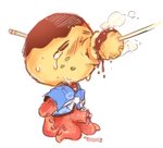 bodily_fluids cooking_with_furs crying food force_feeding forced gore male missing_limbs solo takoyaki tears kenoru animal_crossing nintendo zucker_(animal_crossing) cephalopod coleoid food_creature food_humanoid humanoid marine mollusk octopodiform