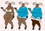 anthro antlers big_breasts black_hooves breasts brown_body closed_smile clothed clothed_anthro clothed_female clothing female front_view fully_clothed_anthro fully_clothed_female gloves hand_on_leg hand_on_own_leg hand_on_own_thigh hand_on_thigh handwear hooves horn legs_together legwear looking_at_viewer mouth_closed pantsless raised_hand simple_background slightly_chubby slightly_chubby_anthro slightly_chubby_female smile solo standing sweater tan_antlers thick_thighs thigh_highs topwear underwear underwear_only unguligrade white_background mcdoogiy gerry_(mcdoogiy) deer mammal moose new_world_deer 2023 cel_shading colored_sketch digital_drawing_(artwork) digital_media_(artwork) full-length_portrait hi_res multiple_versions portrait shaded signature sketch