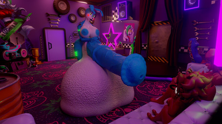 anthro balls big_balls big_breasts big_penis bodily_fluids breasts cum cum_inside female genital_fluids genitals huge_balls huge_penis hyper hyper_balls hyper_genitalia hyper_penis imminent_vore machine nude penis seductive bunnnyboi cryptiacurves_(modeler) psychojohn2_(modeler) five_nights_at_freddy's five_nights_at_freddy's:_security_breach five_nights_at_freddy's_2 scottgames steel_wool_studios bonnie_(fnaf) fexa_(cryptiacurves) toy_bonnie_(fnaf) animatronic lagomorph leporid mammal rabbit robot hi_res