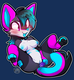 ahegao anal anal_masturbation anal_penetration anthro anus blush bodily_fluids breasts butt chibi dildo dildo_in_ass dildo_insertion female genitals looking_pleasured lying masturbation nipples nude object_in_ass on_back open_mouth pawpads paws penetration saliva saliva_string sex_toy sex_toy_in_ass sex_toy_insertion sitting sitting_on_ground solo spread_legs spreading vulva rose_puppies yozora canid canine canis mammal wolf alpha_channel hi_res