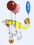 anthro blue_eyes female piercing solo tail yellow_body vivien13 sabrinamero_(character) sergal hi_res