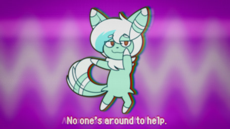 anthro brown_eyes dancing fur green_body green_fur hair male mint_fur multicolored_body multicolored_fur multicolored_hair neck_tuft nude relaxing solo static tuft white_body white_fur white_hair white_sclera mintyspirit nintendo no_one's_around_to_help pokemon mintymeowstic_(mintyspirit) generation_6_pokemon meowstic pokemon_(species) 16:9 2026 digital_media_(artwork) widescreen