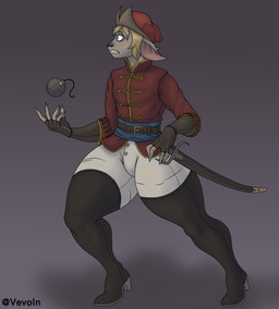 angry anthro big_butt blonde_hair bomb boots bottomwear butt claws clothed clothing curvy_figure explosives fantasy feet femboy fingerless_gloves footwear fur gloves grenade grey_body grey_fur hair handwear headgear headwear high_heeled_boots high_heels leather legwear male melee_weapon military plantigrade pupils renaissance sharp_teeth shoes slit_pupils snout soldier solo sword teeth thick_thighs thigh_boots thigh_highs tight_clothing topwear uniform warrior weapon wide_hips batmilk ilya_(batmilk) bovid caprine faun goat mammal satyr absurd_res digital_media_(artwork) hi_res