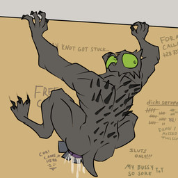 andromorph andromorph/male anthro cum_on_wall duo glory_hole grabbing_wall graffiti green_eyes hanging_from_wall humping intersex intersex/male male muscular muscular_andromorph muscular_intersex power_bottom solo_focus tongue tongue_out corinoch_(artist) grikkl_(corinoch) cyclops nothic 1:1 2_frame_animation animated loop
