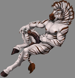 5_fingers after_masturbation amber_eyes anatomically_correct anatomically_correct_genitalia anatomically_correct_penis animal_genitalia animal_penis anthro areola balls biped bodily_fluids brown_areola brown_balls brown_hooves brown_mane brown_nipples brown_nose brown_penis brown_stripes brown_tail_tip cum cum_on_hand cum_string dipstick_tail equine_genitalia equine_penis erection fingers flared_penis genital_fluids genitals grey_background hooves leaning leaning_backward male mane markings medial_ring mohawk multicolored_body multicolored_mane muscular muscular_anthro muscular_male nipples penis reclining simple_background solo striped_body stripes tail tail_markings tail_tuft tuft two_tone_body two_tone_mane unguligrade white_body white_mane venlightchaser equid equine mammal zebra 2023 hi_res