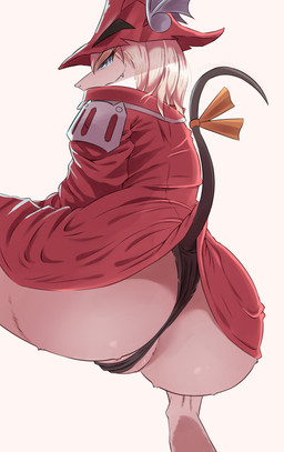 accessory anthro big_butt blue_eyes butt butt_focus clothed clothing clothing_lift crouching dress dress_lift fangs feet female fur furgonomics genitals hair jacket kemono looking_at_viewer looking_back panties presenting presenting_hindquarters pussy_floss rear_view ribbons simple_background smile soles solo tail tail_accessory tail_ribbon tail_under_skirt tail_upskirt teeth topwear underwear upskirt vulva white_background white_body white_fur wide_hips niku405 final_fantasy final_fantasy_ix square_enix freya_crescent burmecian mammal rodent 2018 hi_res