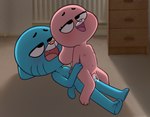 anthro blush bodily_fluids cum cum_inside erection female female_on_top flat_chested genital_fluids genitals inside looking_pleasured male nipples nude on_top open_mouth penis pussy sex smile tail young young_female young_male mr_snowkell cartoon_network the_amazing_world_of_gumball anais_watterson gumball_watterson domestic_cat felid feline felis lagomorph leporid mammal rabbit 2025 absurd_res hi_res brother_(lore) brother_and_sister_(lore) sibling_(lore) sister_(lore)