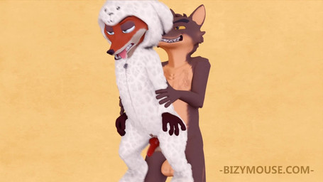 anal anal_penetration animal_genitalia animal_penis anthro anthro_on_anthro anthro_penetrated anthro_penetrating anthro_penetrating_anthro ball_size_difference balls bouncing_balls bouncing_penis canine_genitalia canine_penis clothed clothed/nude clothing duo erection from_behind_position genitals interspecies kigurumi knot larger_anthro larger_male male male/male male_penetrated male_penetrating male_penetrating_male multiple_angles nude onesie penetration penile penile_penetration penis penis_in_ass penis_size_difference sex size_difference smaller_anthro smaller_male smaller_penetrated bizymouse disney dreamworks the_bad_guys zootopia mr._wolf_(the_bad_guys) nick_wilde canid canine canis fox mammal red_fox true_fox wolf 16:9 2022 3d_(artwork) 3d_animation animated crossover digital_media_(artwork) hi_res loop no_sound short_playtime video widescreen