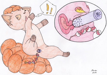 anal anal_beads anal_beads_in_ass anal_canal anal_penetration animal_genitalia animal_vulva anus belly bladder bodily_fluids brown_body canine_genitalia canine_vulva cervical_contact cross_section cutaway dildo dildo_in_vagina dildo_insertion dildo_vibrator exclamation_point female feral full_bladder genital_fluids genitals internal internal_anal internal_vaginal object_in_ass open_mouth organs penetration pokeball pokeball_anal_beads pokeball_insertion pokeball_sex_toy sex_toy sex_toy_in_ass sex_toy_in_vagina sex_toy_insertion simple_background solo urethral_canal urine uterus vaginal vaginal_canal vaginal_penetration vibrator vulva mensen_(artist) nintendo pokemon generation_1_pokemon pokemon_(species) vulpix 2019 absurd_res hi_res traditional_media_(artwork)
