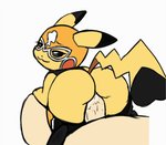 big_butt bodily_fluids bottomwear bottomwear_down bouncing_butt butt cleft_tail clothed clothing cosplay_pikachu_(costume) costume cum duo erection female female_on_top female_penetrated first_person_view genital_fluids genitals half-closed_eyes interspecies larger_human larger_male looking_back male male/female male_on_bottom male_penetrating male_penetrating_female male_pov mask narrowed_eyes on_bottom on_top pants pants_down partially_clothed penetrating_pov penetration penile penile_penetration penis penis_in_pussy pokephilia pussy reverse_cowgirl_position sex size_difference smaller_female smaller_penetrated tail vaginal vaginal_fluids vaginal_penetration dbsbulmaspanties lkiws third-party_edit nintendo pokemon cosplay_pikachu_(character) pikachu_libre generation_1_pokemon human mammal pikachu pokemon_(species) 2019 2d_animation animated colored frame_by_frame short_playtime