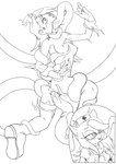 anthro boots clothing female footwear goo_transformation latex latex_clothing latex_tentacles latex_transformation mid_transformation nude nurse penetration shoes simple_background solo tentacle_penetration tentacles transformation white_background kandlin sega sonic_the_hedgehog_(series) fan_character sonic_the_hedgehog eulipotyphlan hedgehog human mammal absurd_res hi_res monochrome sketch