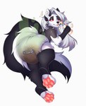 anthro bodily_fluids clothed clothing diaper diaper_fetish diaper_only dirty feces female fluffy fluffy_tail full_diaper fur genital_fluids hair messy milk paws peeing simple_background soiled soiled_diaper soiling solo tail topless unclean_diaper urine used_diaper wearing_diaper sweety_(artist) sweetyy helluva_boss loona_(helluva_boss) canid canine canis mammal wolf absurd_res digital_media_(artwork) hi_res