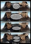 2016 3d_(artwork) 5_fingers anthro blue_eyes brown_body brown_fur brown_hair brown_nose canid canine car chimera clothed clothing comic dialogue digital_media_(artwork) driving duo ear_piercing embarrassed english_text euplerid facial_piercing fangs fingers ford fossa fur hair hybrid inside_car javier_(disambiguation) jewelry lagomorph leporid male mammal mixed_media nose_piercing nose_ring open_mouth piercing pink_nose rabbit ring_piercing sayuncle sitting smile speech_bubble teeth text tongue vehicle