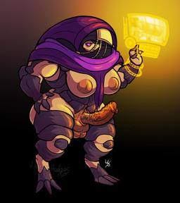 4_balls areola balls big_breasts big_penis biped breasts clothed clothing digitigrade erection genitals gynomorph huge_breasts humanoid_genitalia humanoid_penis intersex multi_balls multi_genitalia partially_clothed penis simple_background solo standing vein veiny_penis yellow_body wittless-pilgrim bioware electronic_arts mass_effect alien humanoid krogan hi_res