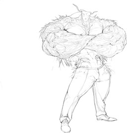 abs antlers biceps big_muscles big_pecs bone bottomwear broad_shoulders clothing crossed_arms footwear fur headgear headwear horn huge_muscles huge_pecs hyper hyper_muscles male manly muscular muscular_arms muscular_humanoid muscular_male navel obliques pants pecs serratus shirtless_male shoes skull skull_head small_head solo top_heavy triceps greebus the_ancient_magus'_bride elias_ainsworth demon humanoid monster 2020 absurd_res black_and_white digital_drawing_(artwork) digital_media_(artwork) hi_res line_art monochrome sketch
