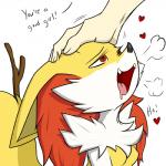 1:1 2017 absurd_res ahegao anthro black_nose bodily_fluids braixen breasts breath canid canine colored cute_fangs dialogue digital_media_(artwork) disembodied_hand drooling duo english_text fangs featureless_breasts female fenix31_(artist) fur generation_6_pokemon good_girl hand_on_head happy heart_symbol hi_res human inner_ear_fluff looking_pleasured looking_up mammal nintendo open_mouth open_smile panting pet_praise petted_silly petting plagueofgripes pokemon pokemon_(species) pokemorph praise reaction_image red_body red_eyes red_fur saliva simple_background small_breasts smile solo_focus spiral_eyes stick teeth text tuft white_background white_body white_fur yellow_body yellow_fur