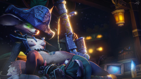 anthro duo female fur genitals male male/female male_penetrating nipples nude penetration penis sex vaginal zatoart blizzard_entertainment warcraft captain_eudora canid mammal vulpera 16:9 3d_(artwork) 4k absurd_res digital_media_(artwork) hi_res widescreen