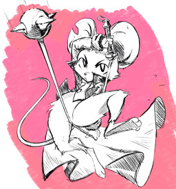 action_pose anthro bottomless bottomless_female clothed clothing coat featureless_crotch feet female frown fur holding_object holding_whip looking_at_viewer midair narrowed_eyes notched_ear pink_background pose simple_background soles solo tail topwear weapon whip pinderhooks mina_the_hollower yacht_club_games mina_(mina_the_hollower) mammal mouse murid murine rodent 2026 full-length_portrait hi_res portrait sketch