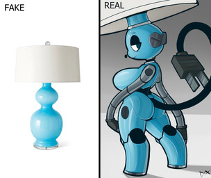 big_breasts biped blue_body blue_eyes breasts closed_smile electrical_plug_tail eyebrows featureless_breasts feet female half-closed_eyes lamp looking_back machine mouth_closed multicolored_body narrowed_eyes not_furry nude nude_female rear_view simple_background smile solo standing tail text thick_thighs three-quarter_view mrdoccon humanoid robot 2025 digital_drawing_(artwork) digital_media_(artwork) english_text hi_res reference_image signature