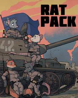 anthro armor beer_bottle boots bottle cigarette clothing container destroyed_building flag footwear gloves group gun handwear headgear helmet holstered_pistol inside_vehicle leaning lighter male military military_uniform ranged_weapon rifle shoes smoke smoking soldier sunset tail tank_(vehicle) text thick_tail uniform vehicle warrior weapon arloatdusk redcoatraccoon mammal murid murine mustelid musteline rat rodent true_musteline weasel hi_res