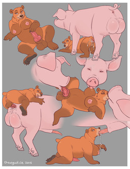 all_fours anal anal_penetration animal_genitalia animal_penis anthro anus backsack balls bestiality big_balls bodily_fluids breasts brown_body brown_fur busty_feral butt canine_genitalia canine_penis cum cum_in_ass cum_in_mouth cum_inside doggystyle duo ejaculation erection eyes_closed fellatio feral from_behind_position fur genital_fluids genitals gynomorph gynomorph/male gynomorph_penetrated gynomorph_penetrating gynomorph_penetrating_male huge_balls intersex intersex/male intersex_penetrated intersex_penetrating intersex_penetrating_male kissing looking_pleasured male male_penetrated male_penetrating male_penetrating_gynomorph male_penetrating_intersex multiple_positions nipples nude open_mouth oral orgasm overweight penetration penile penile_penetration penis penis_in_ass perching_position porcine_penis sex simple_background size_difference taking_turns text tongue tongue_out tongue_out_fellatio versatile chewycuticle brother_bear disney nita_(brother_bear) bear brown_bear domestic_pig mammal suid suine sus_(pig) ursine 2018 digital_media_(artwork)