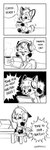 ambiguous_gender annoyed anthro beverage chair coffee coffee_mug cross-popping_vein dialogue electronics eyes_closed featureless_crotch fur furniture headphones open_mouth pawpads sitting solo speech_bubble steam stylus table tablet text walking silverfox5213 canid canine fox mammal red_fox true_fox 2024 black_and_white comic english_text hi_res monochrome male_(lore)