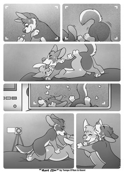anthro camera canine collaboration comic cute dog duo female keovi male mammal monochrome recording sex straight
Rating: Explicit
Score: 7
User: ippiki_ookami
Date: February 06, 2014