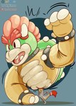 balloon choker claws hoop hoop_transformation inflatable inflatable_toy inflatable_transformation jewelry latex macro necklace plastic transformation transformation_ring dustyerror mario_bros mythology nintendo bowser dragon mythological_creature mythological_scalie reptile scalie turtle absurd_res hi_res