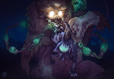 abdominal_bulge ambiguous_gender anal anal_oviposition anal_penetration anthro bodily_fluids body_hair claws duo egg egg_in_ass egg_insertion eggnant erection feathers forced fur genitals hair male neck_bulge nude null_bulge open_mouth oral oral_oviposition oral_penetration oviposition ovipositor penetration penis plant pregnant pregnant_anthro purple_body sex size_difference tail teeth tendrils tentacle_ovipositor tentacle_penetration tentacle_sex tentacles tongue vines anxy thanris_(thanris) humanoid mammal monster sergal digital_media_(artwork) hi_res