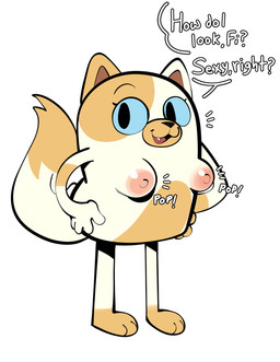 anthro areola blue_sclera breast_growth breasts female fur growth hands_on_hips looking_at_viewer multicolored_body multicolored_fur nipples onomatopoeia open_mouth open_smile pink_areola pink_nipples simple_background smile solo sound_effects standing tail talking_to_viewer text white_background white_text electricplasmid adventure_time cartoon_network fionna_and_cake cake_the_cat domestic_cat felid feline felis mammal 2025 digital_drawing_(artwork) digital_media_(artwork) english_description english_text full-length_portrait hi_res portrait