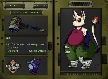 anthro hammer male sledgehammer solo text tools unusualmoondemon bawls fallout fallout:_bos microsoft nintendo pokemon kai_mew-(character) mond_(unusualmoondemon) generation_1_pokemon legendary_pokemon mew_(pokemon) pokemon_(species) english_text hi_res model_sheet tagme
