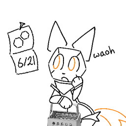ambiguous_anthro ambiguous_gender anthro calendar cheese_grater fire flaming_tail holding_object machine mascot solo tail tail_motion tailwag text touching_own_face yellow_eyes deceased_bunny 621_day e621 esix domestic_cat felid feline felis mammal robot robot_anthro 1:1 2023 aliasing animated binary_drawing digital_drawing_(artwork) digital_media_(artwork) english_text loop low_res seamless_loop short_playtime