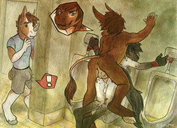 ! accidental_erection anal anal_penetration animal_genitalia anthro anus back backsack balls bathroom being_watched bent_over blue_eyes blush bound brown_hair bulge butt clothed clothing cum cum_in_ass cum_inside domination donkey equine erection eyes_closed fur green_eyes grin group hair hooves horn horse horsecock male male/male mammal nude penetration penis rear_view restrained sex short_hair sicklyhypnos smile sweat tail_tuft tuft urinal urine vpl
Rating: Explicit
Score: 35
User: Peekaboo
Date: August 30, 2014 ! accidental_erection anal anal_penetration animal_genitalia anthro anus back backsack balls bathroom being_watched bent_over blue_eyes blush bound brown_hair bulge butt clothed clothing cum cum_in_ass cum_inside domination donkey equine erection eyes_closed fur green_eyes grin group hair hooves horn horse horsecock male male/male mammal nude penetration penis rear_view restrained sex short_hair sicklyhypnos smile sweat tail_tuft tuft urinal urine vpl
Rating: Explicit
Score: 35
User: Peekaboo
Date: August 30, 2014