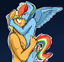anthro applejack_(mlp) blonde_hair blue_background blush breasts chicasonic crossgender cuddling cutie_mark duo equine female freckles friendship_is_magic green_eyes hair horse hug male mammal multicolored_hair my_little_pony pegasus plain_background pony rainbow_dash_(mlp) rainbow_hair wings
Rating: Questionable
Score: 14
User: 2DUK
Date: January 05, 2014 anthro applejack_(mlp) blonde_hair blue_background blush breasts chicasonic crossgender cuddling cutie_mark duo equine female freckles friendship_is_magic green_eyes hair horse hug male mammal multicolored_hair my_little_pony pegasus plain_background pony rainbow_dash_(mlp) rainbow_hair wings
Rating: Questionable
Score: 14
User: 2DUK
Date: January 05, 2014