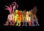 3_toes all_fours anthro anus avian_feet backsack balls beak breasts butt erection feathers feet female fingers genitals group group_nudity humanoid_genitalia humanoid_penis looking_at_viewer looking_back male narrowed_eyes nude open_beak open_mouth orange_body orange_feathers penis pink_body pink_feathers presenting presenting_anus presenting_hindquarters presenting_pussy prosthetic prosthetic_leg prosthetic_limb pussy raised_tail red_body simple_background smile tail tail_feathers talons toes yellow_body yellow_feathers bassybefuddle conditional_dnp windborn amara_(windborn) draya_(windborn) gael_(windborn) orlan_(windborn) primma_(windborn) rugyam_(windborn) avian bird alpha_channel digital_media_(artwork) hi_res
