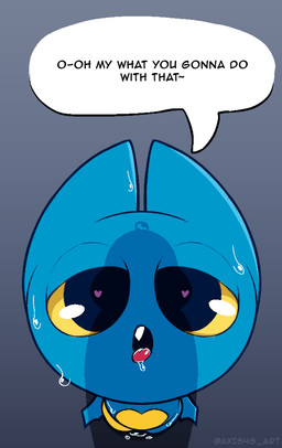 :o anthro bat_wings bedroom_eyes blue_body blue_fur blue_skin bodily_fluids body_worship daddy_kink dialogue drooling ears_up fangs featureless_chest female first_person_view fur genital_fluids genital_worship genitals glistening glistening_eyes grey_background half-closed_eyes heart_(marking) heart_eyes heart_symbol imminent_sex loli looking_at_viewer male male/female markings membrane_(anatomy) membranous_wings narrowed_eyes open_mouth outline penile penis penis_shadow penis_worship precum pupils saliva seductive simple_background size_difference smaller_female solo speech_bubble sweat sweatdrop talking_to_another talking_to_viewer teeth text tongue tongue_out vaginal_fluids wings wooden_leg yellow_sclera young young_anthro purpbatboi cartoon_network mao_mao:_heroes_of_pure_heart adorabat bat mammal english_text