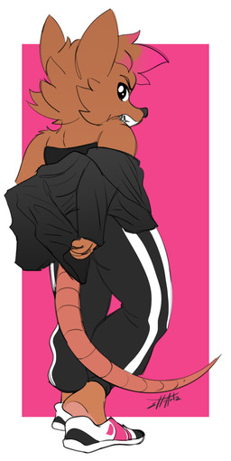 Rating: s
ID: 5745301
Date: 2025-07-30 18:03:54 -0400
Status: active
Score: 9
2025 anthro bottomwear clenched_teeth clothing feet female footwear fur hair heelpop hi_res highlights_(coloring) jacket looking_at_viewer looking_back loose_footwear lovers_of_aether mammal murid murine olympia_(rivals_of_aether) pink_highlights plantigrade rat rivals_of_aether rodent scottyartz shoes short_hair signature simple_background sneakers solo sportswear tail teeth tomboy topwear track_pants tube_top undressing post #5745301
